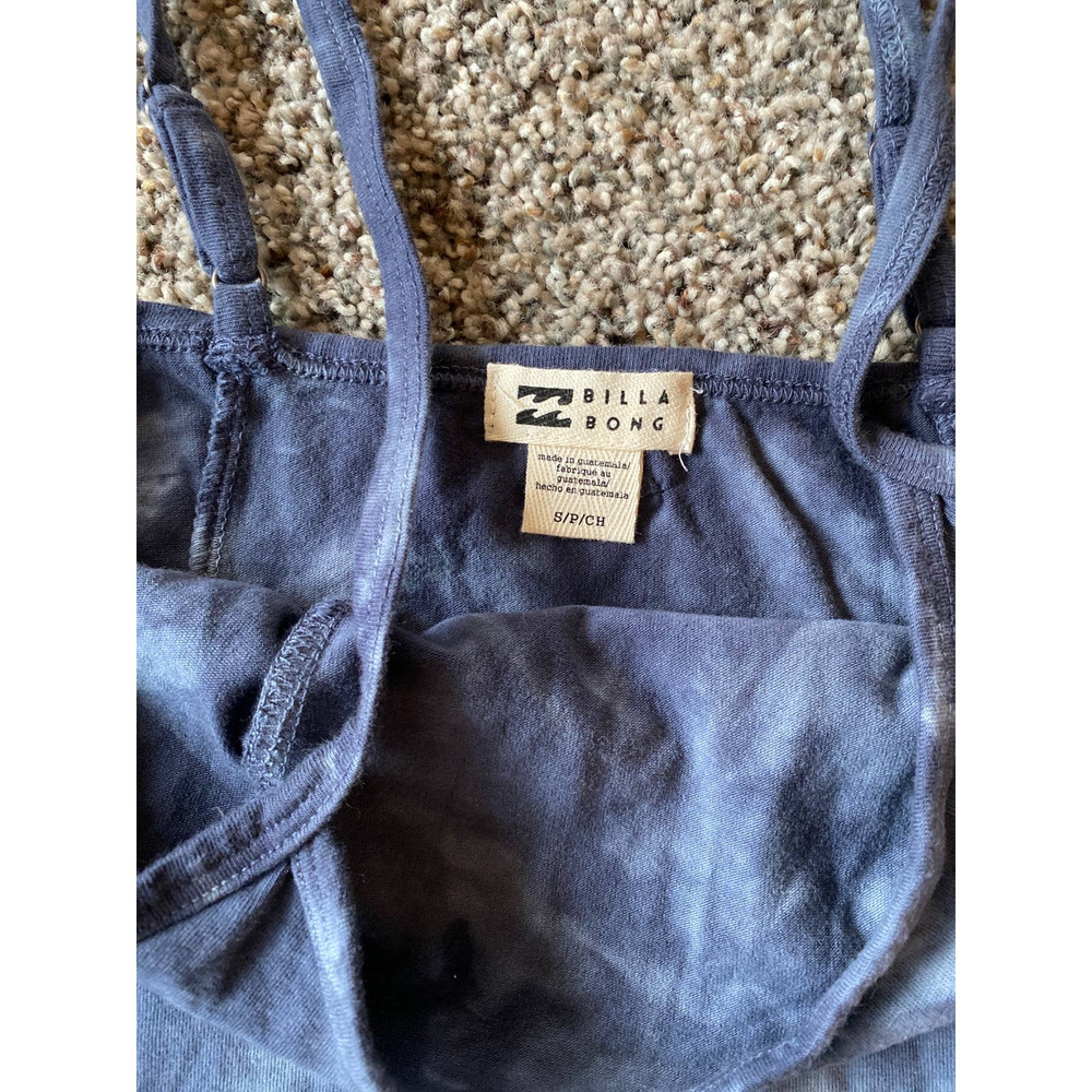 Billabong Easy on Me Tie Dye Cami Dress - Blue - Small - Picture 2 of 6